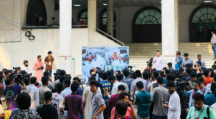 ডাকসু নির্বাচনের ভোটগণনা  চলছে