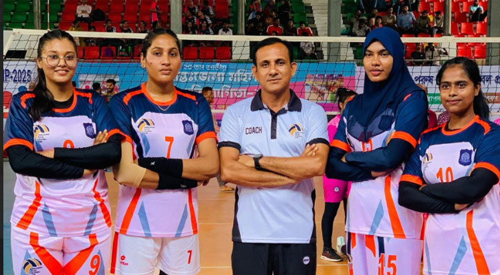 জাতীয় ভলিবল ফেডারেশনের মহিলা দলের সহকারী প্রশিক্ষক হলেন নালিতাবাড়ীর ফিরোজ আলম