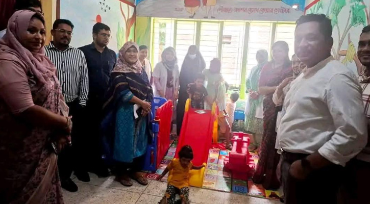 বোয়ালখালী স্বাস্থ্য কমপ্লেক্সে শিশুদের জন্য কিডস কর্ণার