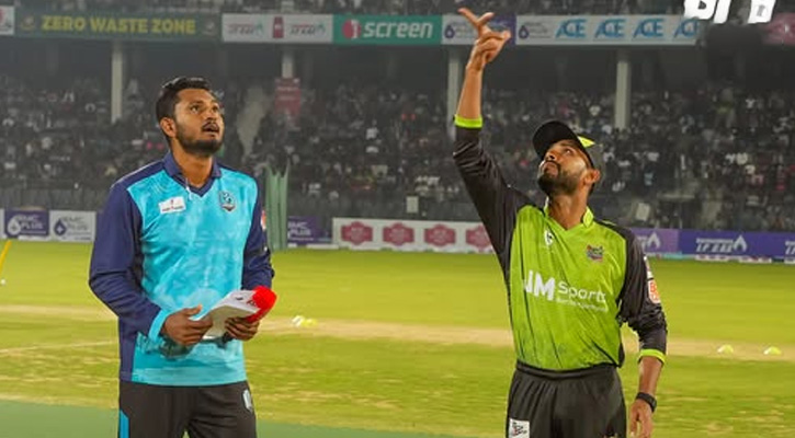 নোয়াখালীর বিপক্ষে টস জিতে ফিল্ডিংয়ে সিলেট টাইটানস