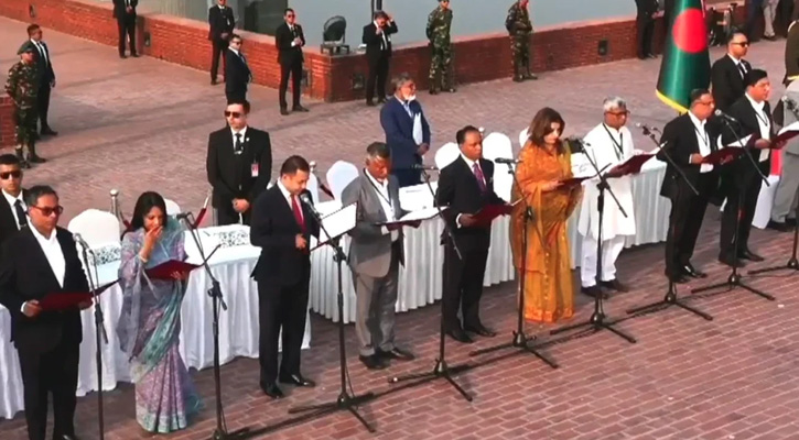 প্রতিমন্ত্রী হিসেবে শপথ নিলেন ২৪ জন