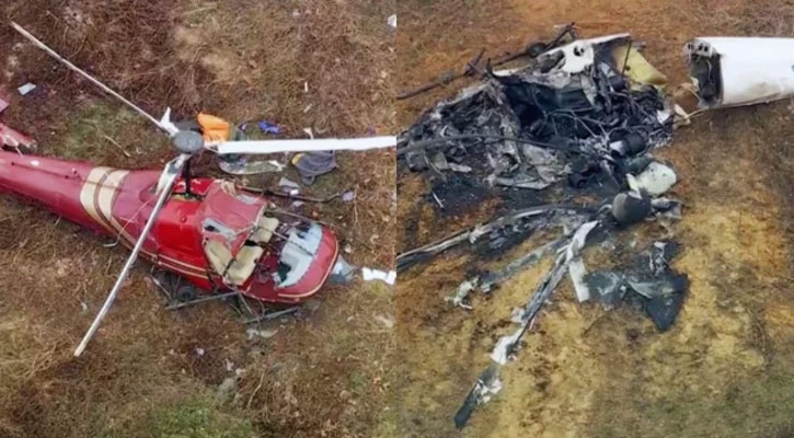 যুক্তরাষ্ট্রে মাঝআকাশে দুই হেলিকপ্টারের মুখোমুখি সংঘর্ষ