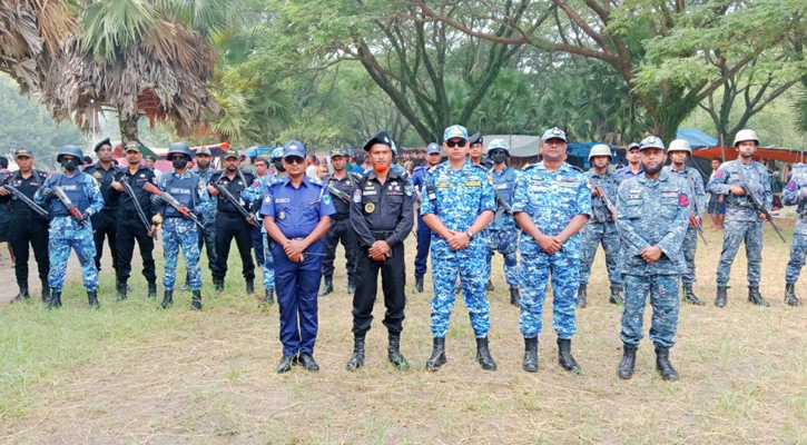 সুন্দরবনের দুবলার চরে ‘রাস পূর্ণিমা পূজা ও পুণ্যস্নান’ উপলক্ষে নিরাপত্তা জোরদার