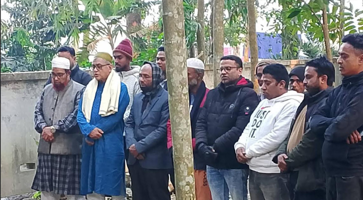 উজিরপুরে ঢাকা মহানগর জাসাস নেতার ভাইয়ের কবর জিয়ারত করলেন কাজী টিপু