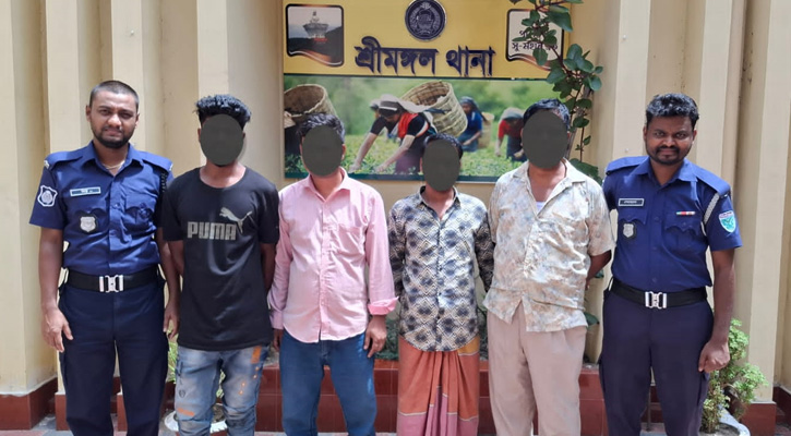 শ্রীমঙ্গলে ওয়ারেন্টভুক্ত একাধিক সাজাপ্রাপ্ত আসামিসহ গ্রেপ্তার ৪
