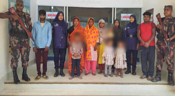 নালিতাবাড়ী সীমান্ত দিয়ে  ১০ বাংলাদেশিকে পুশ-ইন করল বিএসএফ