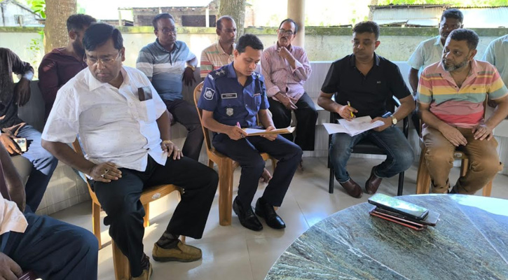 জীবননগরে পূজা উদযাপন কমিটির সাথে পুলিশের মতবিনিময় সভা অনুষ্ঠিত