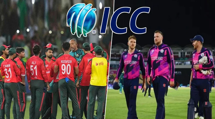 বিশ্বকাপে বাংলাদেশের জায়গায় স্কটল্যান্ড, আনুষ্ঠানিক ঘোষণা আইসিসির