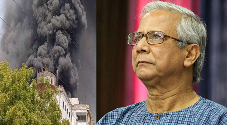 বিমান দুর্ঘটনায় শোক প্রকাশ করলেন প্রধান উপদেষ্টা