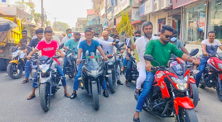 শিবচরে মনোনয়ন প্রত্যাশী হান্নান মিয়ার গণসংযোগ