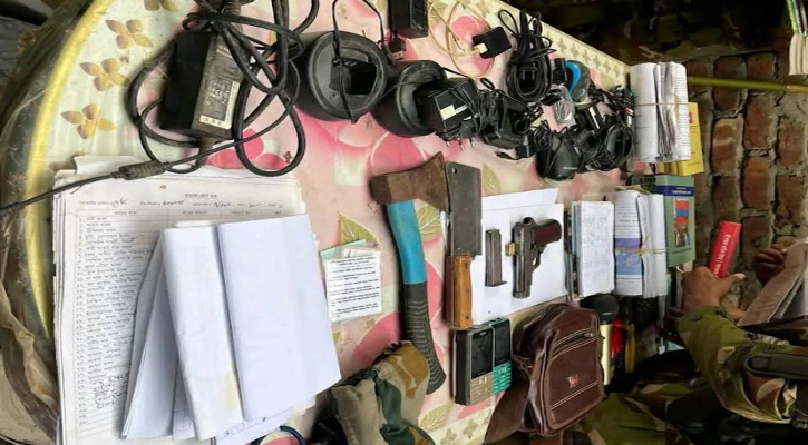 পানছড়িতে ইউপিডিএফের আস্তানায় সেনা অভিযান, অস্ত্র ও সরঞ্জাম উদ্ধার