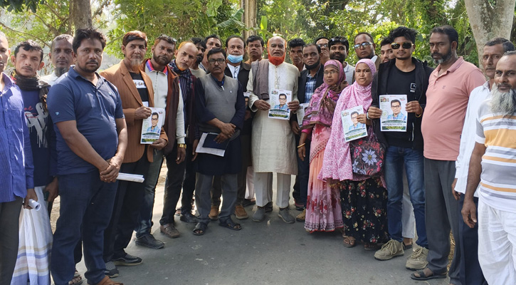গোপালগঞ্জ-১ আসনে সেলিমুজ্জামান সেলিমের পক্ষে নির্বাচনী প্রচারণা