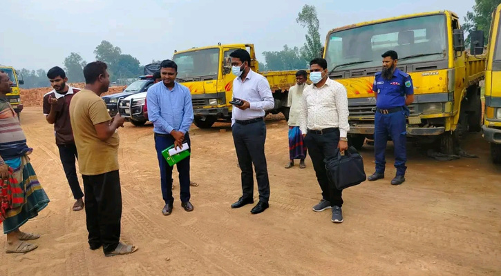 দুই ইটভাটায় ৯ লাখ টাকা জরিমানা, একটির কার্যক্রম বন্ধ