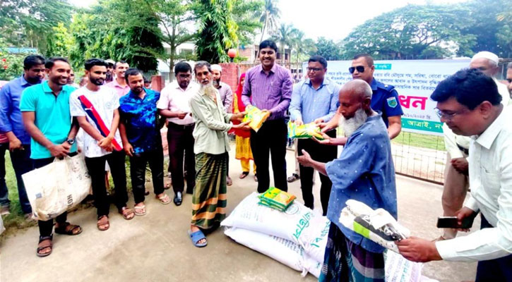 আত্রাইয়ে প্রণোদনার সার-বীজ বিতরণের উদ্বোধন