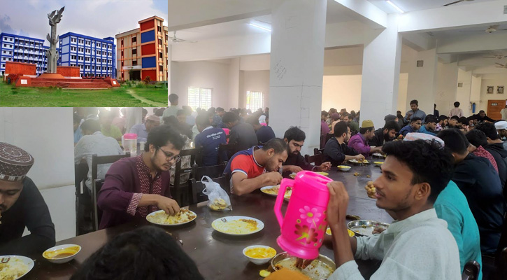 এক বেলার খাবারে স্বস্তিতে পাবিপ্রবি শিক্ষার্থীরা