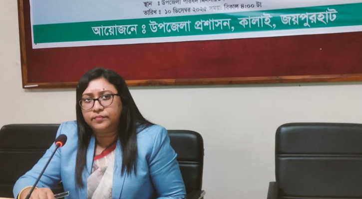 কালাইয়ে নবাগত ইউএনও’র সাংবাদিকদের সঙ্গে মতবিনিময়