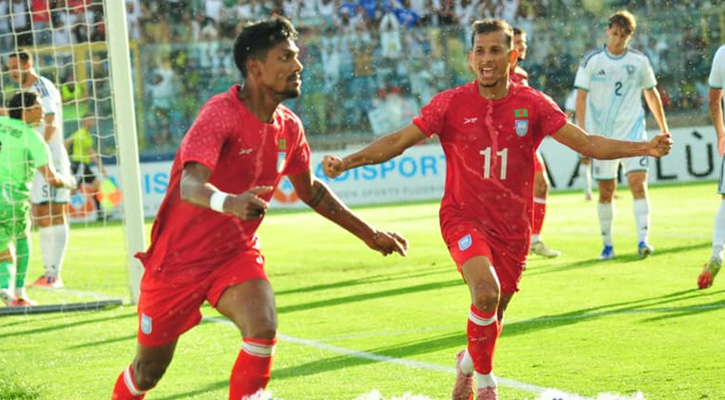 সান মারিনোকে হারিয়ে ইউরোপের মাটিতে ইতিহাস গড়ল বাংলাদেশ