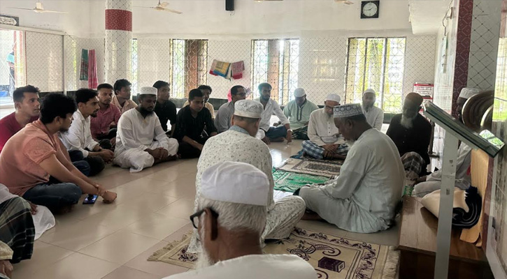 শহীদ আবরার ফাহাদের শাহাদাত বার্ষিকীতে বাউফলে দোয়া ও মিলাদ মাহফিল