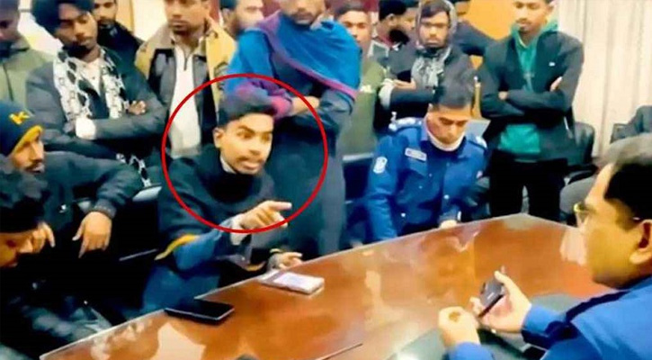 ওসিকে হুমকির অভিযোগে বৈষম্যবিরোধী আন্দোলনের নেতা আটক