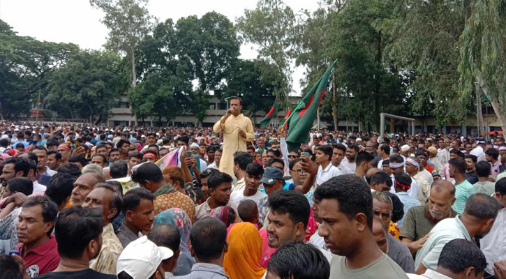 ঐতিহাসিক গণ-অভ্যুত্থানের বর্ষপূর্তি উপলক্ষে মান্দায় বিএনপির বিজয় র‌্যালি ও সমাবেশ