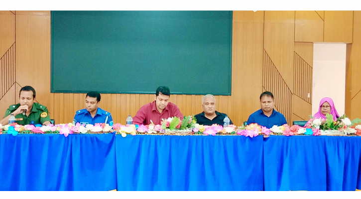 সাটুরিয়ায় দুর্গাপূজা উপলক্ষে পূজা উদযাপন কমিটির সাথে মতবিনিময় সভা অনুষ্ঠিত