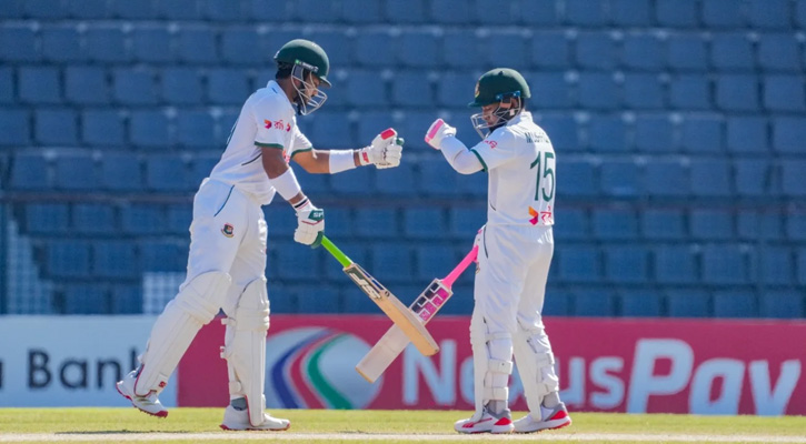 ৩০১ রানের লিড নিয়ে ইনিংস ঘোষণা বাংলাদেশের