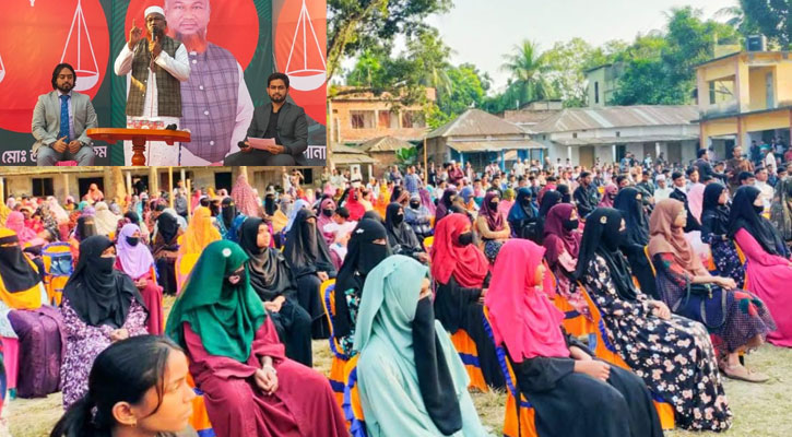 নাটোরের গুরুদাসপুরে তরুণদের মুখোমুখি জামায়াতের এমপি প্রার্থী আব্দুল হাকিম