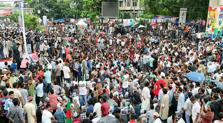 কোরআন তেলাওয়াতের মাধ্যমে ছাত্রদলের সমাবেশ শুরু