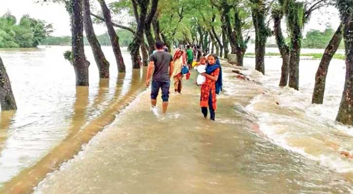 দেশের ৫ জেলায় বন্যার সতর্কবার্তা