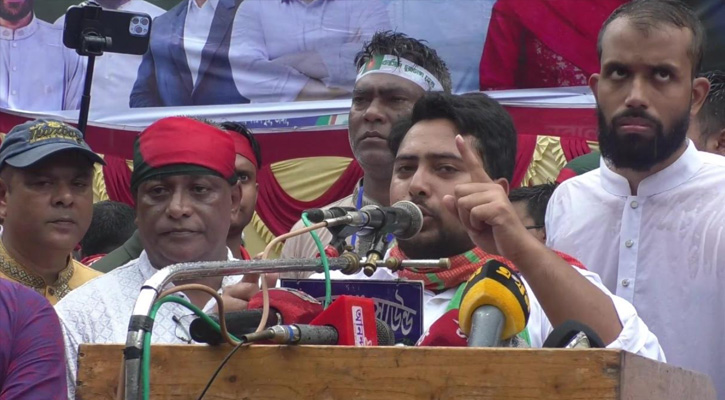 গণঅভ্যুত্থানে শেখ হাসিনা নিজেই সকল গুলি চালানোর অর্ডার দিয়েছিলেন : নাহিদ ইসলাম