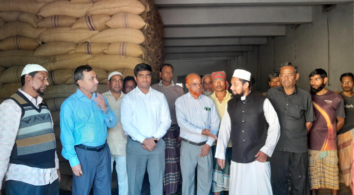 নলডাঙ্গা খাদ্য গুদামে চাল সংগ্রহ অভিযানের উদ্বোধন