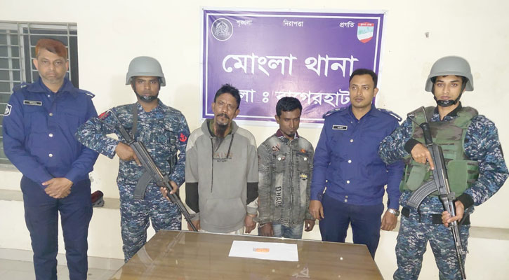 নৌবাহিনী ও পুলিশের মাদকবিরোধী অভিযানে ইয়াবাসহ গ্রেপ্তার ২