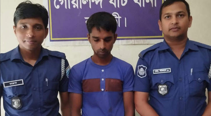 গোয়ালন্দে পুলিশের অভিযানে হেরোইনসহ গ্রেপ্তার-১