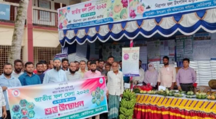 কোটচাঁদপুরে জাতীয় ফল মেলার উদ্বোধন