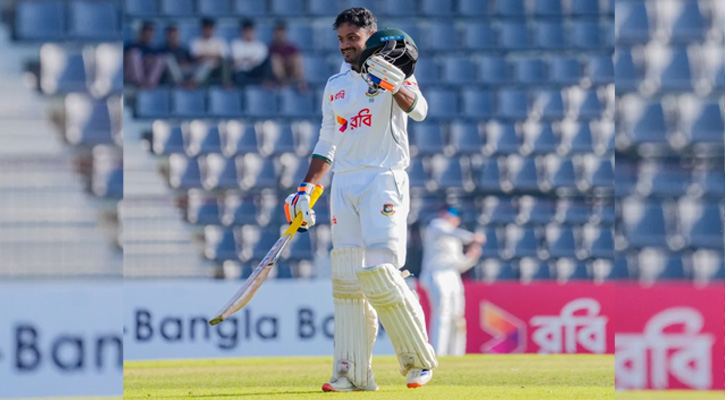 জয়ের সেঞ্চুরিতে চালকের আসনে বাংলাদেশ