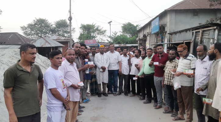 নলডাঙ্গায় বিএনপির মোটর শোডাউন ও গণসংযোগ
