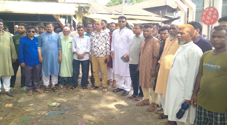 হামিদুল হক আফিন্দী লিটনের গণসংযোগ ও ৩১ দফা বাস্তবায়নে লিফলেট বিতরণ