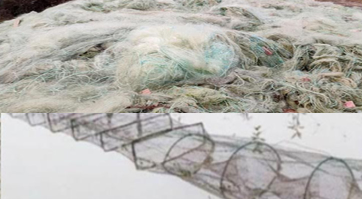 চরভদ্রাসনে পদ্মা নদীতে কারেন্ট জাল ও চায়না দুয়ারীর দৌরাত্ম্য