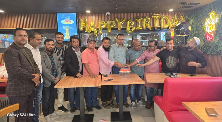 সাংবাদিক মঈন উদ্দিন সরকার সুমনের জন্মদিন পালন করলেন সহকর্মীরা