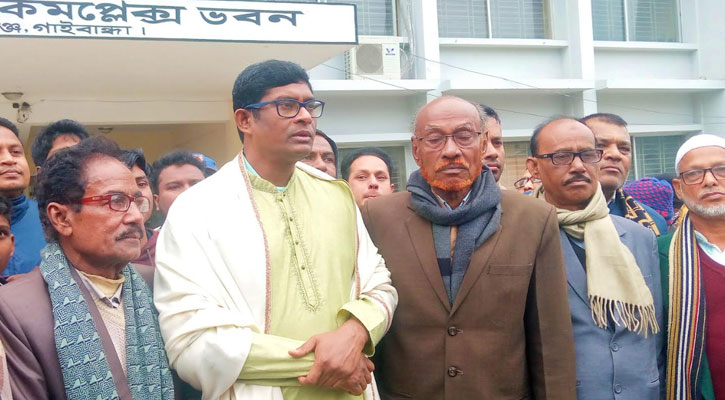 সুন্দরগঞ্জে জাপা মহাসচিবসহ ৯ জনের মনোনয়নপত্র জমা