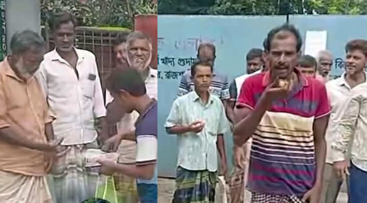 তানোরে খাদ্য গুদাম কর্মকর্তা বরখাস্ত, মিষ্টি বিতরণ