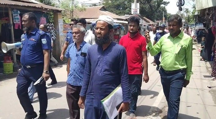 সাদুল্লাপুরে উপজেলা যানজট নিরসন কমিটির জনসচেতনামূলক প্রচারণা
