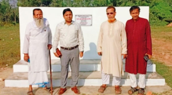 সরাইলে বধ্যভূমি মুক্তিযুদ্ধের স্মৃতিস্তম্ভ উদ্বোধন