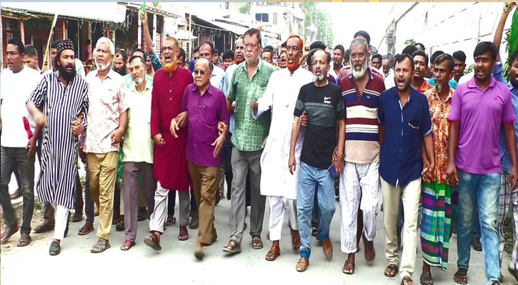 গোবিন্দগঞ্জে বিএনপির দরবস্ত ইউনিয়নের নবনির্বাচিত কমিটির বিরুদ্ধে অপপ্রচারের প্রতিবাদে বিক্ষোভ
