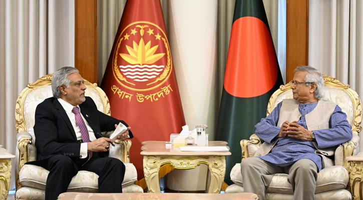 প্রধান উপদেষ্টার সঙ্গে পাকিস্তানের পররাষ্ট্রমন্ত্রীর সাক্ষাৎ