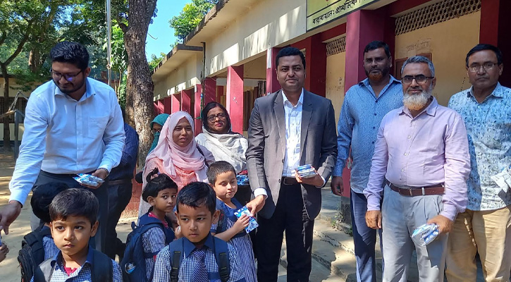 নকলায় প্রাথমিক শিক্ষার মান উন্নয়নে ফিডিং কর্মসূচি উদ্বোধন