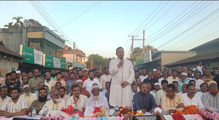 শেরপুর-৩-এ অনিয়মের বিরুদ্ধে কঠোর অবস্থানে এমপি রুবেল