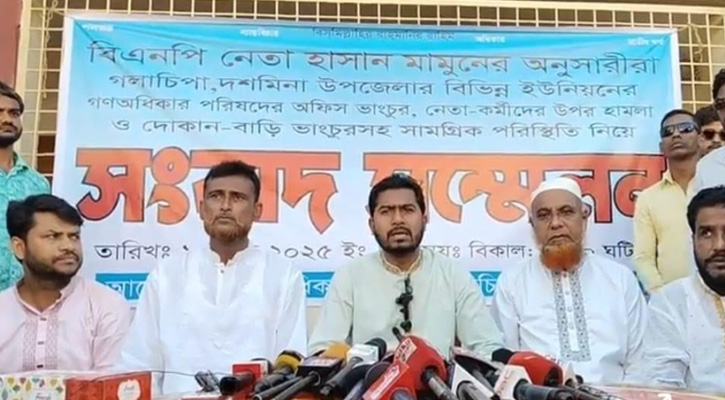 গলাচিপায় রাজনৈতিক উত্তেজনা; ভিপি নূরের সংবাদ সম্মেলন অনুষ্ঠিত