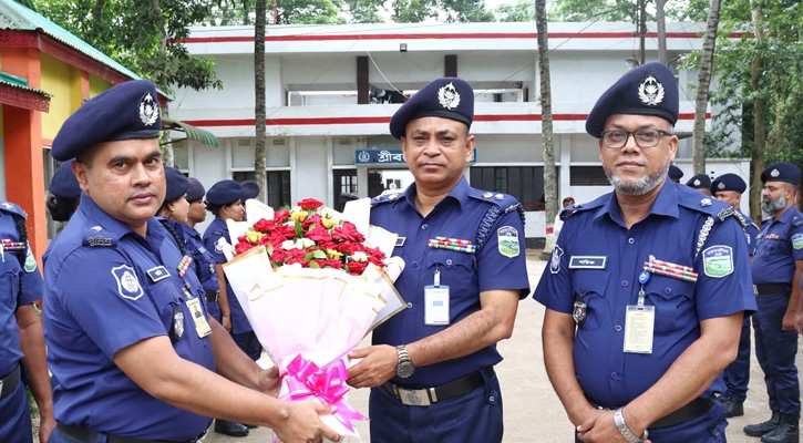শ্রীবরদী থানা বার্ষিক পরিদর্শন করলেন পুলিশ সুপার মো. আমিনুল ইসলাম