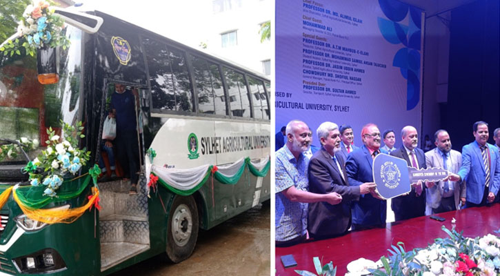 সিকৃবি শিক্ষার্থীদের বাস উপহার দিল পূবালী ব্যাংক পিএলসি